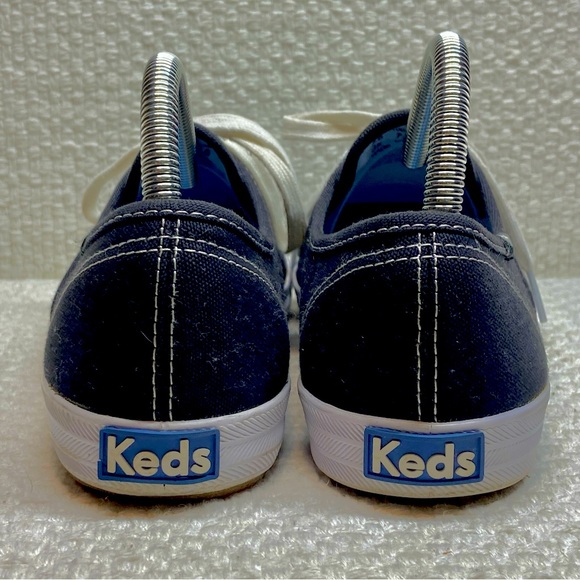 Ked’s Women’s Size 9.5 Champion Casual Low Sneakers WF34100 Black Fabric Lace Up - Picture 10 of 11